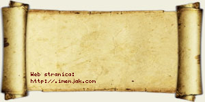 Jesenka Belobabić vizit kartica